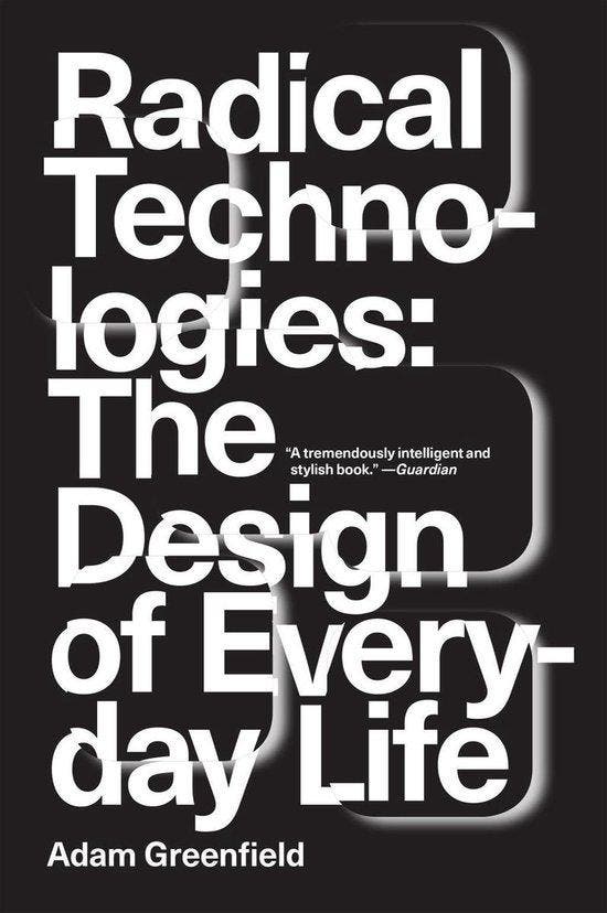 Radical Technologies - Adam Greenfield 9781784780456, Boeken, Taal | Engels, Gelezen, Verzenden