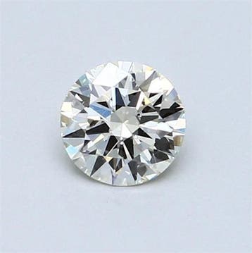 1 pcs Diamant (Natuurlijk) - 0.52 ct - Rond - K - VS2 -, Nieuw