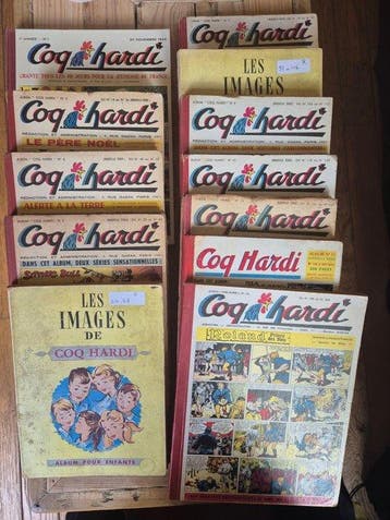 Coq Hardi - 12 Album - Eerste druk - 1949/1981, Nieuw