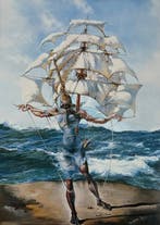 Salvador Dalí (after) - “Costume for Tristan Insane - The