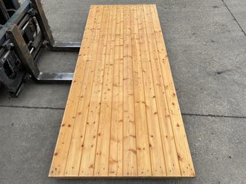 Gebruikt hout tuinhuis strandtent hobbyruimte dierenverblijf, Ophalen of Verzenden, Gebruikt, Hout, 20 tot 50 mm