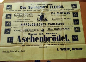 Circus Lorenz Wulff. - Zum zweiten Male: Das Springpferd