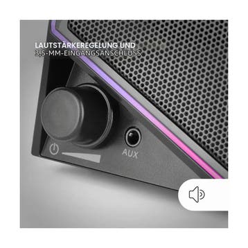 Mars Gaming MS72, gaming luidspreker 15 W, RGB Flow verli..., Verzenden, Nieuw