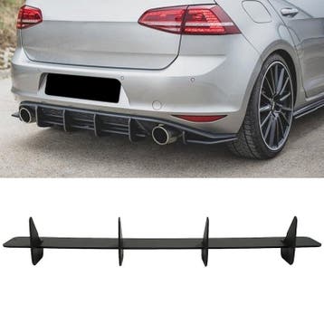 Diffuser Splitter | geschikt voor Volkswagen | Golf 12-17 3d, Verzenden, Nieuw, Volkswagen