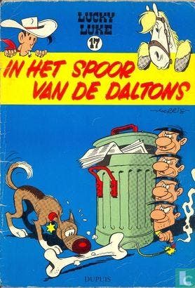 Lucky Luke - In het spoor van de Daltons - 1962, Boeken, Stripboeken, Eén stripboek, Verzenden, Gelezen, Goscinny, René.