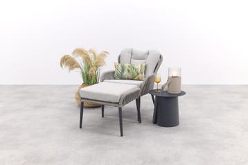GI Andorra/Velora loungestoel set - Taupe/Zand, Verzenden, Nieuw, Overige materialen, Loungeset