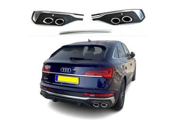 Carnamics Diffuser | Audi Q5 Sportback 21- 5-d | S-Line zwar, Auto-onderdelen, Verzenden, Nieuw