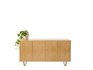 Vintage design dressoirs | Collectie van Frümel, Huis en Inrichting, Ophalen, Metaal, Met klep(pen), 200 cm of meer