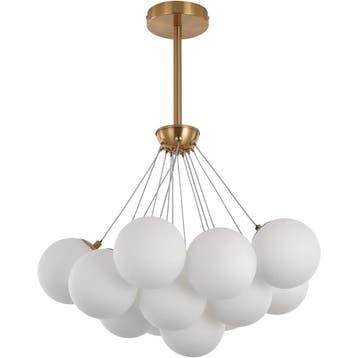 Hanglamp Emily White 55cm, Verzenden, Nieuw