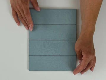 Wandtegel Lichtblauw 6x18,6cm (Muurtegels, Afbouwmaterialen), Nieuw, Minder dan 20 cm, 10 m² of meer, Wandtegels
