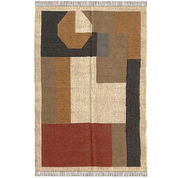 Syahm ji - Handgeweven Kilim Jute - Tapijt - 120 cm - 180 cm, Nieuw