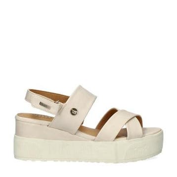 Mustang sleehak voor dames in het Wit, Verzenden, Wit, Nieuw, Sandalen of Muiltjes