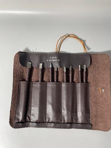 Staal, Leder Beitel - 16 cm