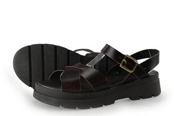 Manfield Sandalen in maat 40 Bruin, Bruin, Verzenden, Sandalen of Muiltjes, Zo goed als nieuw