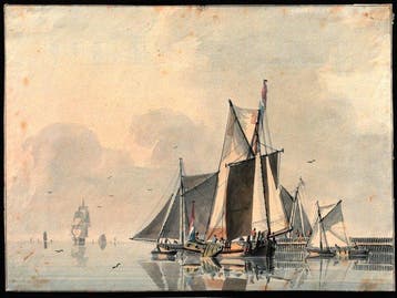 Nederlandse school (XIX) - Scène marine