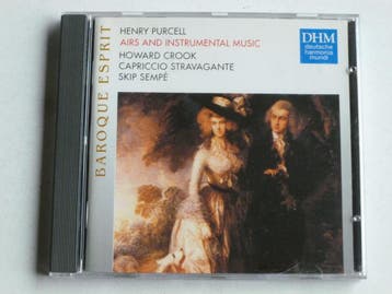 Purcell - Airs and Instrumental Music / Howard Crook, Sempe, Ophalen of Verzenden, Zo goed als nieuw