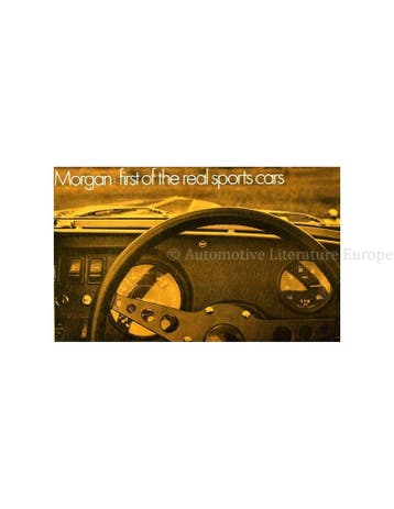 1970 MORGAN +8 & 4/4 1600 TOURER BROCHURE ENGELS, Nieuw, Author