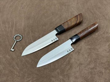 Keukenmes - Santoku - Premium Japanse Messen – Set van 2 -