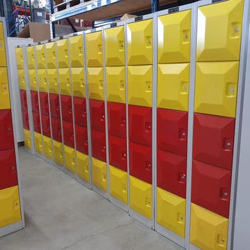 5-deurs Sonesto lockerkast - 193x37x56 cm, Ophalen of Verzenden, Nieuw