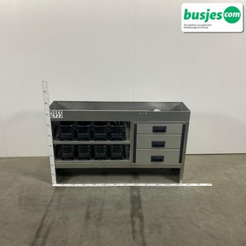 Aluca bedrijfswageninrichting 1255x420x750mm (2955), Auto diversen, Overige Auto diversen, Ophalen of Verzenden