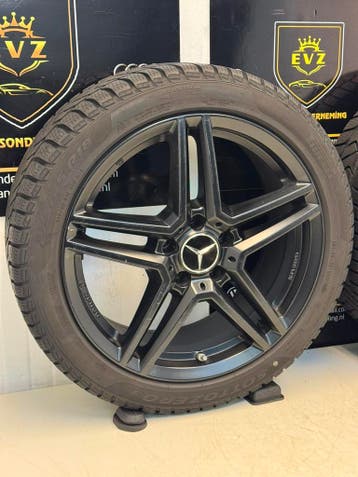 2 stuks 18 inch KBA-52248Mercedes Benz A-B CLA AMG winterset, Auto-onderdelen, Banden en Velgen, 18 inch, Gebruikt, Banden en Velgen