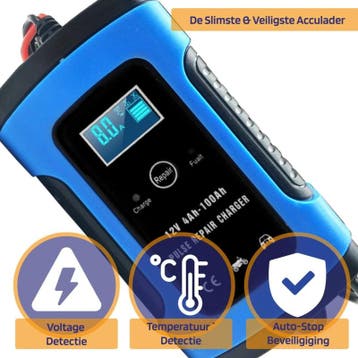 Accu druppel lader druppellader auto acculader 12V + LCD dis, Verzenden, Nieuw