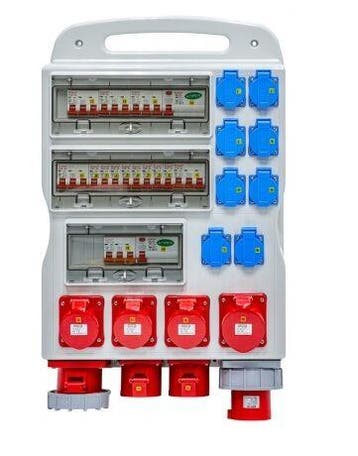 Wandverdeelkast / stroomverdeler / stoppenkast 63A Fluxon, Doe-het-zelf en Verbouw, Elektra en Kabels, Verzenden, Nieuw
