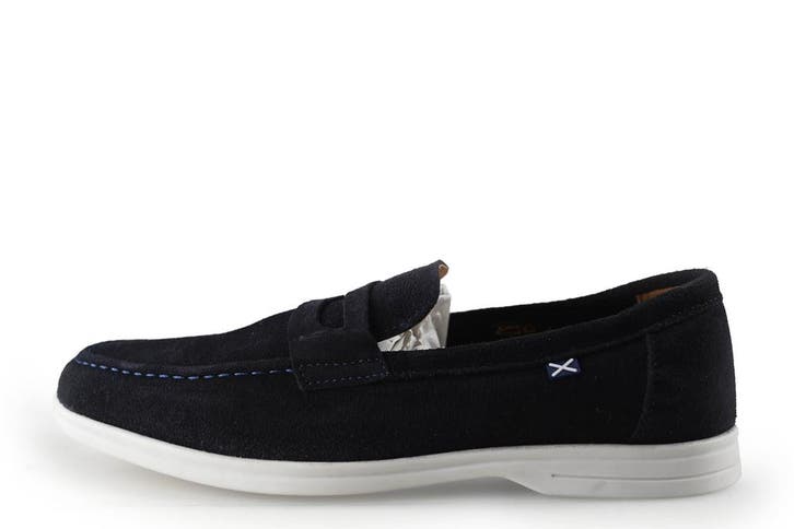 Scapa Instappers in maat 41 Blauw, Kleding | Heren, Schoenen, Blauw, Zo goed als nieuw, Overige typen, Verzenden