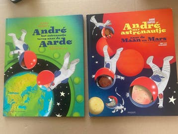 André Kuipers - André het Astronautje  deel 1/2/3 NIEUWSTAAT, Verzenden, Zo goed als nieuw, Fictie algemeen, 4 jaar