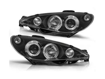 Angel Eyes koplamp units Black edition geschikt voor Peugeot, Verzenden, Nieuw, Peugeot