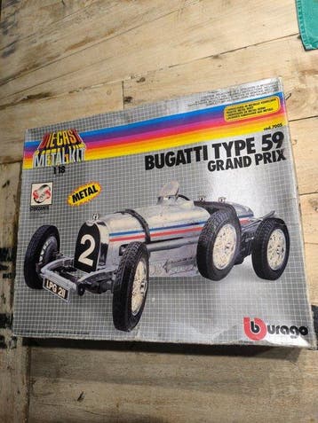 Bburago 1:18 - Modelauto - Bugatti Type 59 Grand Prix, Nieuw