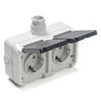 Stopcontact voor buiten | PEHA | M20 (Randaarde, Grijs), Verzenden, Nieuw