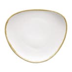 Kiln driehoekige borden | krijtwit | 16,5cm | 6 stuks, Verzenden