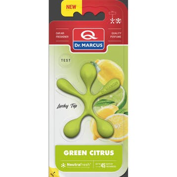 Dr. Marcus Lucky Top Green Citrus Luchtverfrisser -, Ophalen of Verzenden, Nieuw