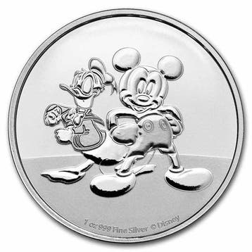 Niue - Disney Mickey and Donald 1 oz 2023 (15.000 oplage), Verzenden, Munten
