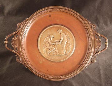 Ferdinand Levillian (1837 - 1905) - Tazza - Brons