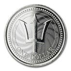 Barbados Trident 1 oz 2019 (30.000 oplage), Postzegels en Munten, Munten | Amerika, Verzenden, Midden-Amerika, Losse munt, Zilver