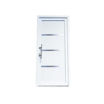 Gebruikte buitendeur met kozijn - Deuren outlet, Ophalen of Verzenden, Zo goed als nieuw, Glas, Buitendeur