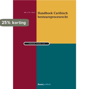 Handboek Caribisch bestuursprocesrecht / Studiereeks, Boeken, Verzenden, Zo goed als nieuw, Johannes Drop