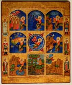 Icoon - Russisch-orthodox icoon Schepping van de Wereld,