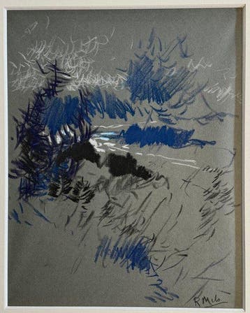 René Mels (1909-1977) - Composition abstraite lyrique au