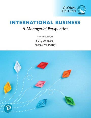 9781292313733 International Business: A Managerial Perspe..., Verzenden, Zo goed als nieuw, Ricky Griffin