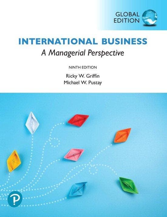 9781292313733 International Business: A Managerial Perspe..., Boeken, Schoolboeken, Zo goed als nieuw, Verzenden