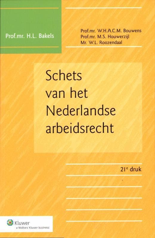 Schets van het Nederlandse arbeidsrecht 9789013085402, Boeken, Wetenschap, Gelezen, Verzenden