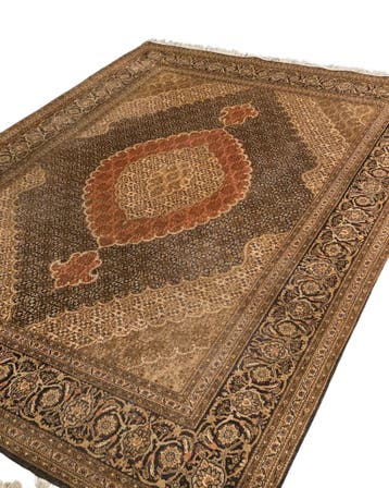 Perzisch Tapijt Tabriz 300x200 wollen vloerkleed iran, Blauw, Perzisch tapijt  wollen vloerkleed handgeknoopt iran tabriz, 200 cm of meer