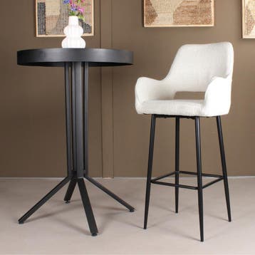 Lenon barkruk boucle 2.0 - 75 cm - ivoor, Ophalen of Verzenden, Nieuw