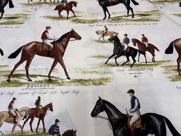 Exclusief katoenen weefsel “English Derby” – Cavalli e