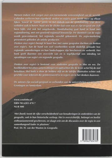 Denken over regios 9789062834785 B. de Pater, Verzenden, Gelezen, B. de Pater