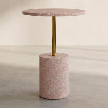*WOONWINKEL* Kare Design Amore Retro Bijzettafel Roze Terraz, Verzenden, Nieuw