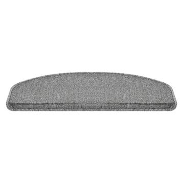 Trapmat set afgerond zelfklevend 15 stuks lichtgrijs, Verzenden, Nieuw